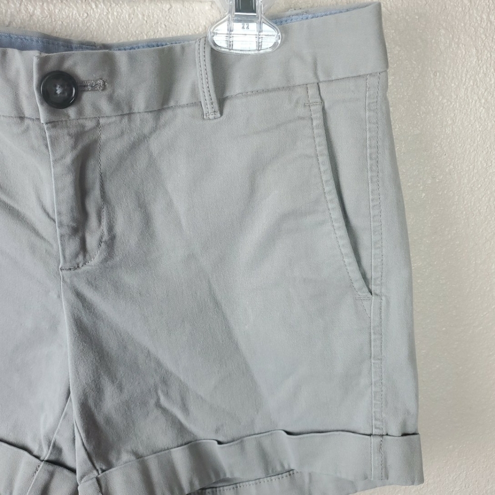 Banana Republic shorts womenGray Chino Short Sz 0 - Picture 3 of 6